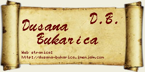 Dušana Bukarica vizit kartica